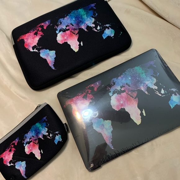 { CaseStar } 5 Piece Map Case Set New MacBook Air - Picture 5 of 8